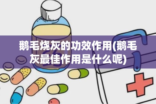 鹅毛烧灰的功效作用(鹅毛灰最佳作用是什么呢)