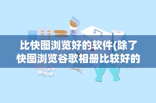 比快图浏览好的软件(除了快图浏览谷歌相册比较好的图片软件有哪些)