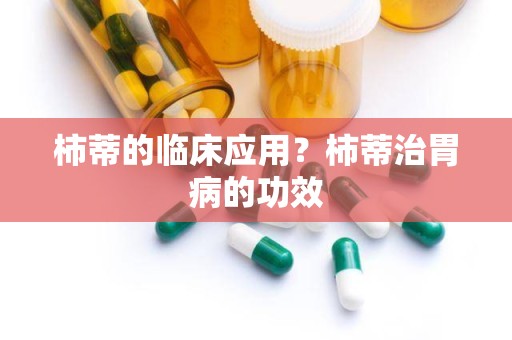 柿蒂的临床应用？柿蒂治胃病的功效