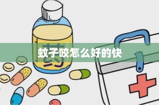 蚊子咬怎么好的快