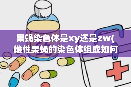 果蝇染色体是xy还是zw(雌性果蝇的染色体组成如何表示)