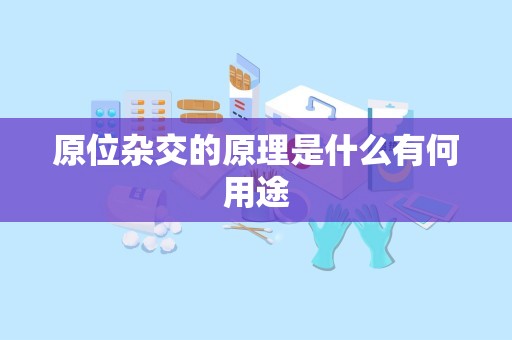 原位杂交的原理是什么有何用途