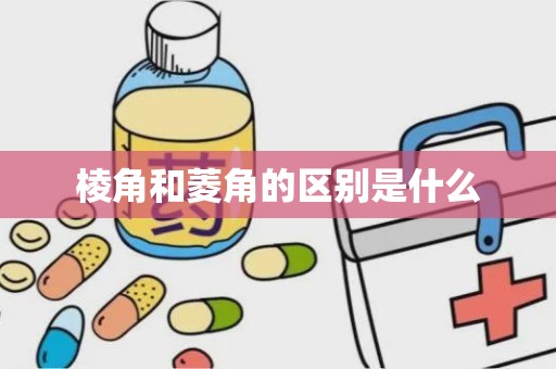 棱角和菱角的区别是什么