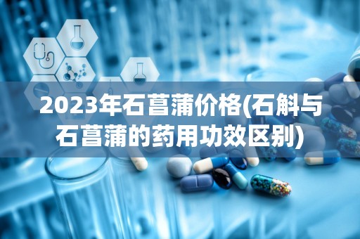 2023年石菖蒲价格(石斛与石菖蒲的药用功效区别)