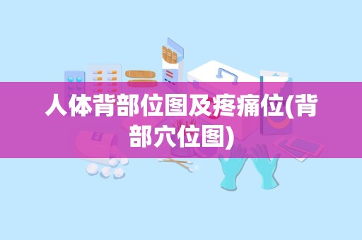 人体背部位图及疼痛位(背部穴位图)